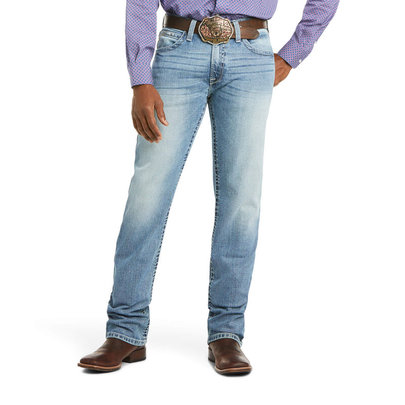 Ariat Jeans Herren - M2 Relaxed Stirling Stretch Boot Cut Blau ( VCYGN-9514 )